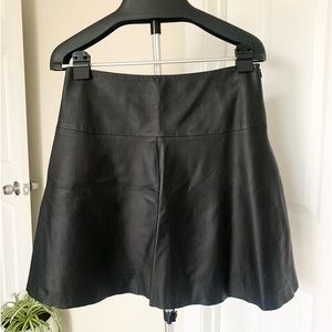 DKNYC Leather Skirt